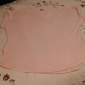 Basic Editions pink tee